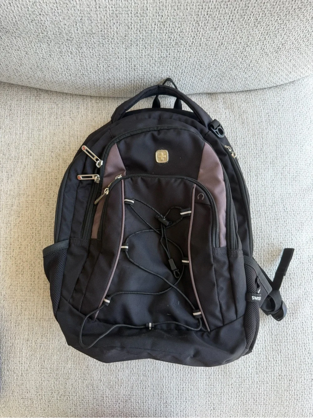 SwissGear Black Travel Laptop Backpack